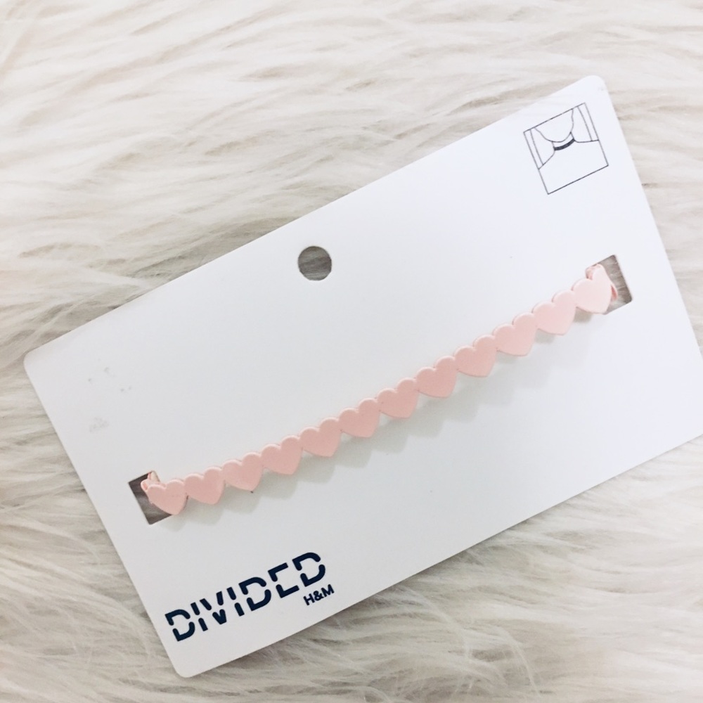 [New] Pink Heart Choker